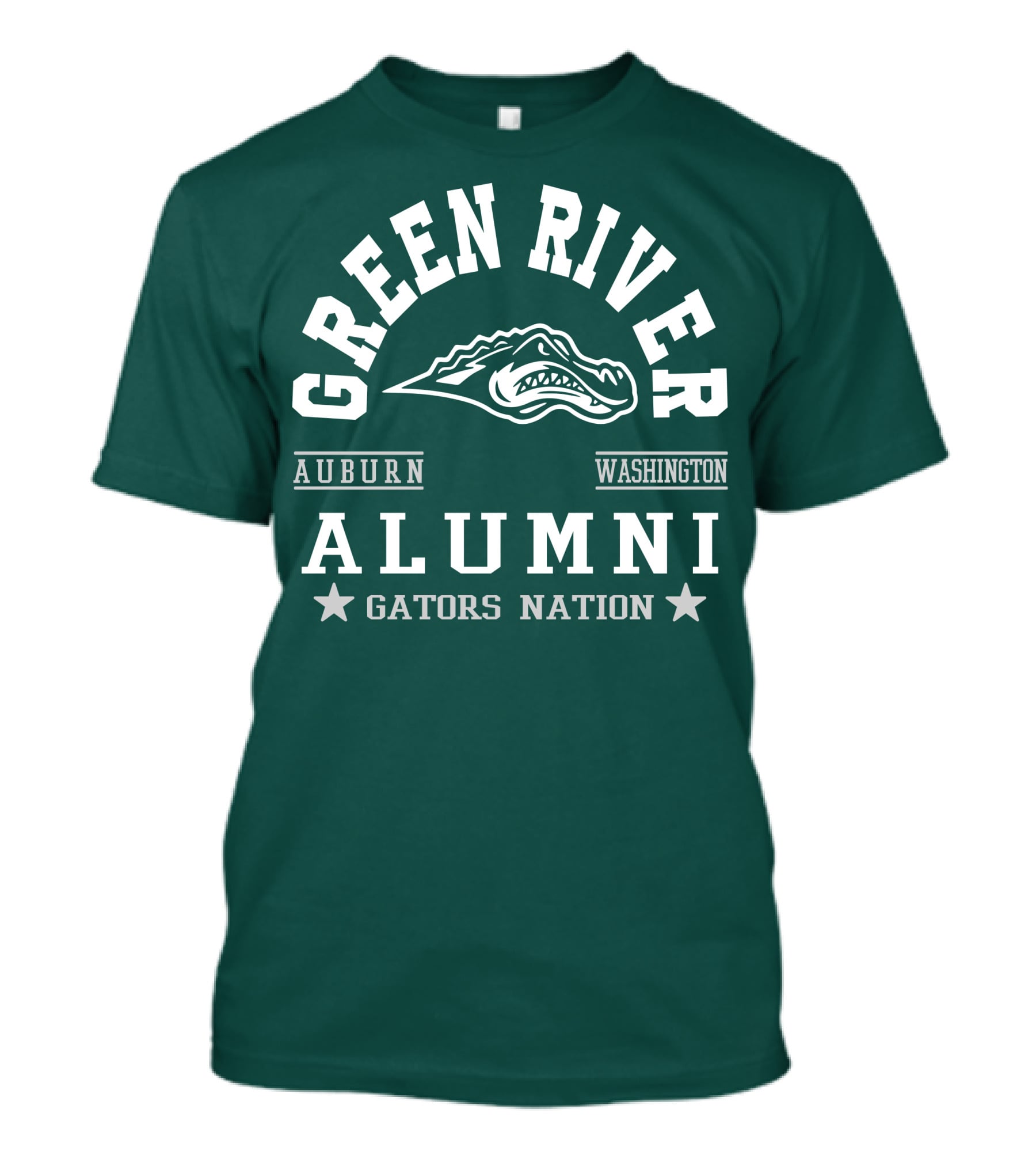 Green River Alumni Gators Nation Auburn Washington T-Shirt