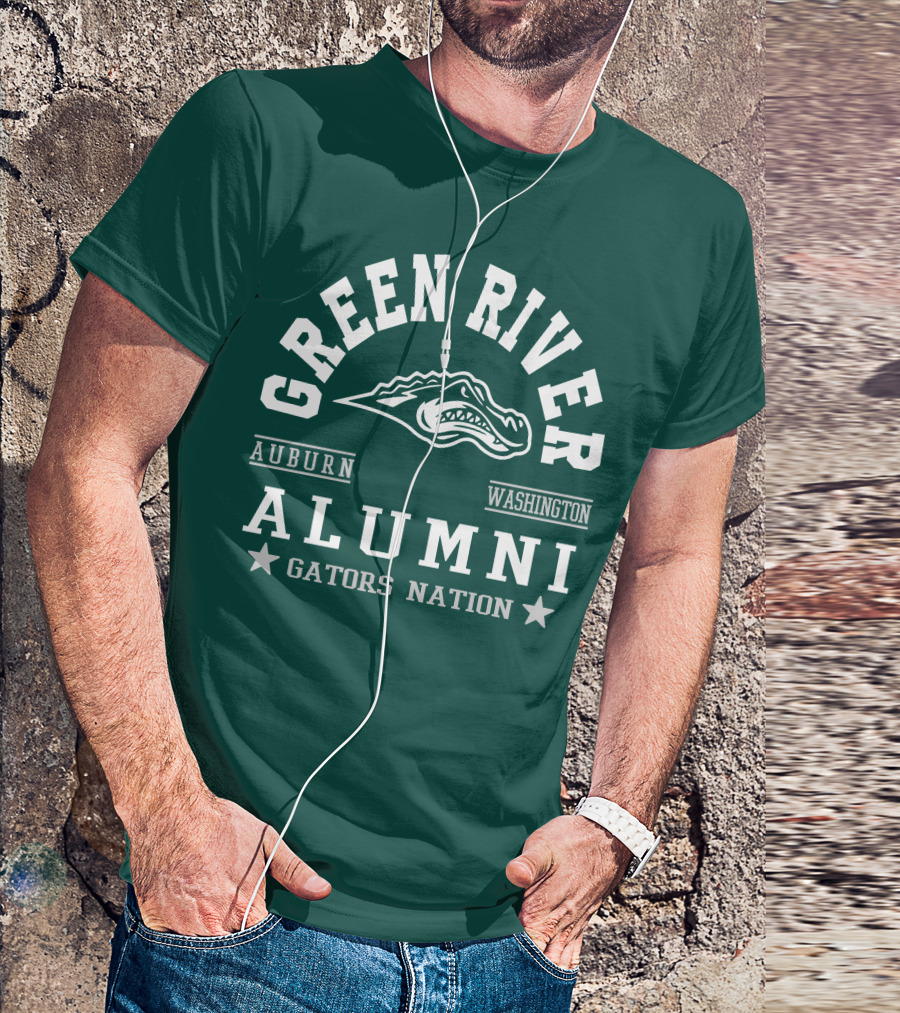 Green River Alumni Gators Nation Auburn Washington T-Shirt