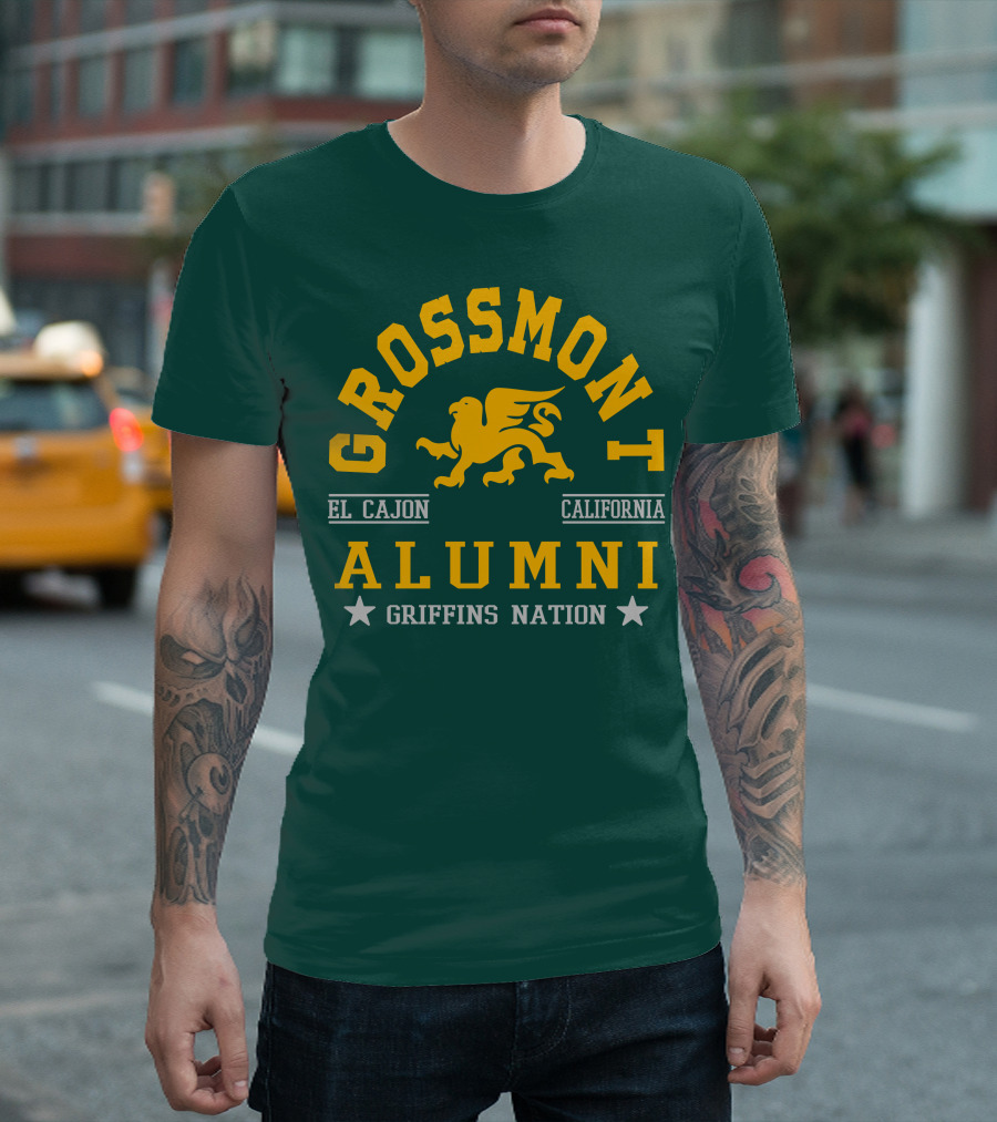 Grossmont College Alumni El Cajon California Griffins Nation T-Shirt
