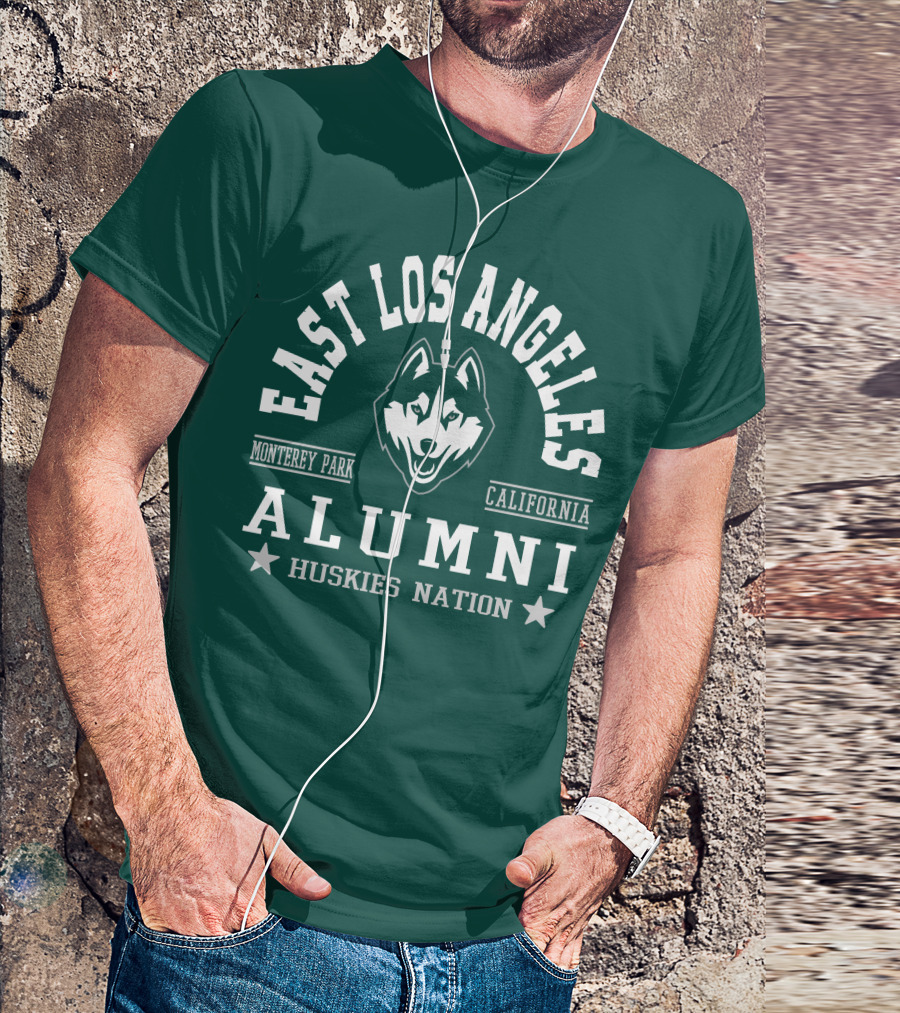 East Los Angeles Monterey Park California Alumni Huskies Nation T-Shirt