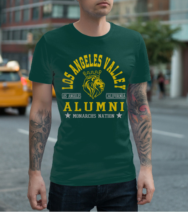 Los Angeles Valley Alumni Monarchs Nation California Lion T-Shirt