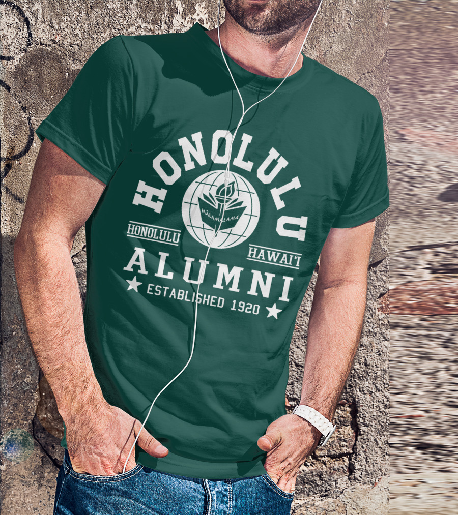 Honolulu Hawai'i Alumni Mālamalama Established 1920 T-Shirt