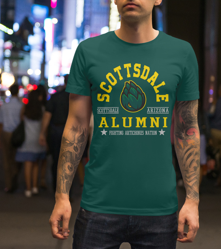 Scottsdale Arizona Alumni Fighting Artichokes Nation T-Shirt