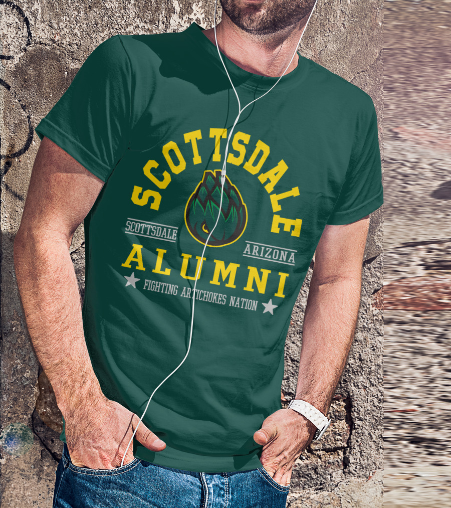 Scottsdale Arizona Alumni Fighting Artichokes Nation T-Shirt