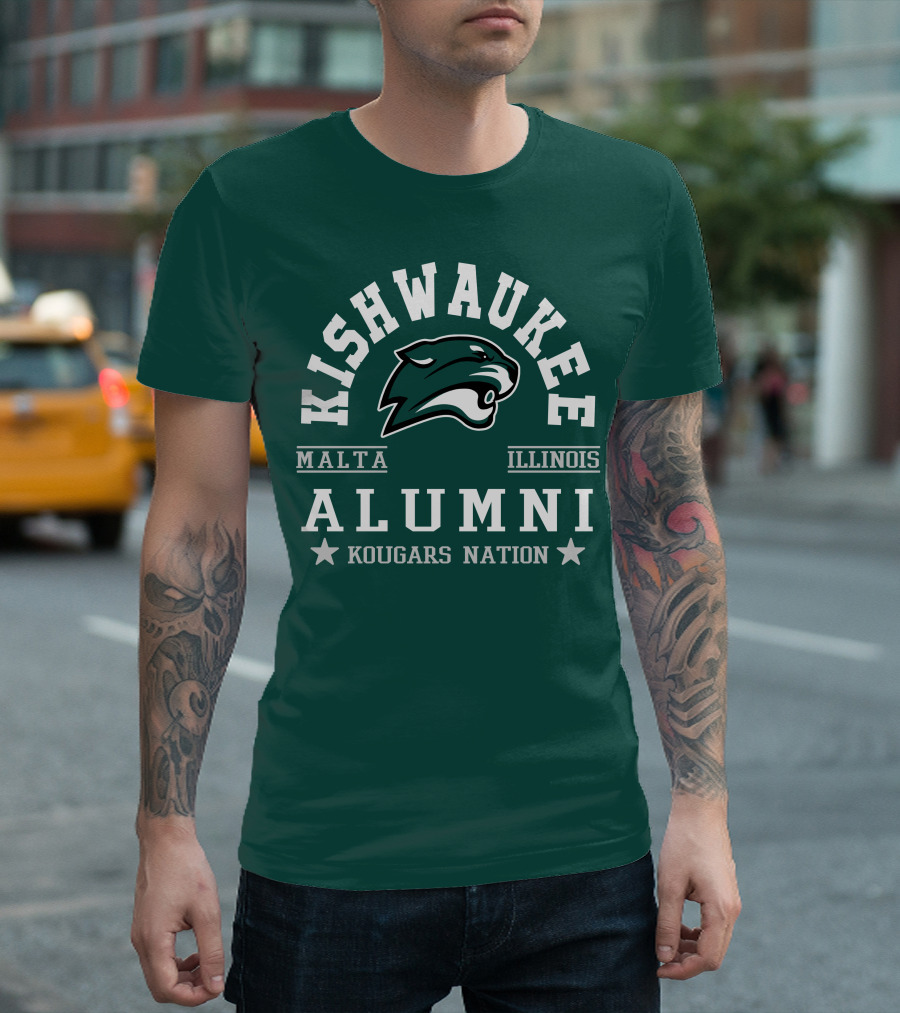 Kishwaukee College Alumni Malta Illinois Kougars Nation T-Shirt