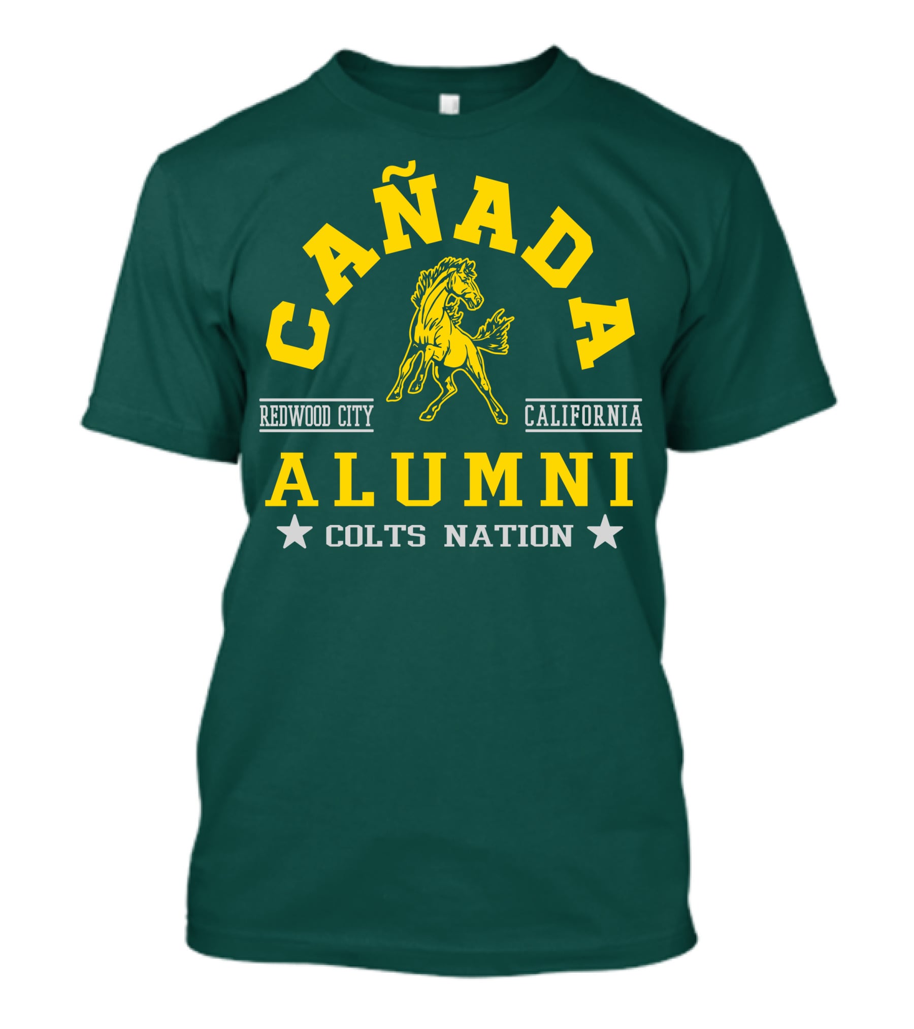 Cañada Alumni Colts Nation Redwood City California T-Shirt