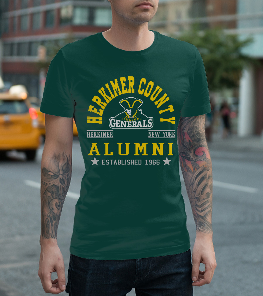 Herkimer County Generals Alumni New York Established 1966 T-Shirt