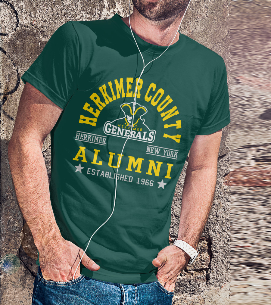 Herkimer County Generals Alumni New York Established 1966 T-Shirt