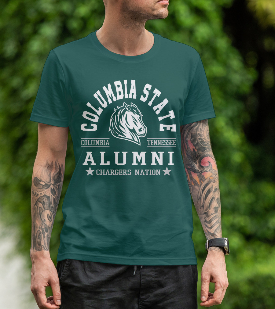 Columbia State Tennessee Alumni Chargers Nation T-Shirt
