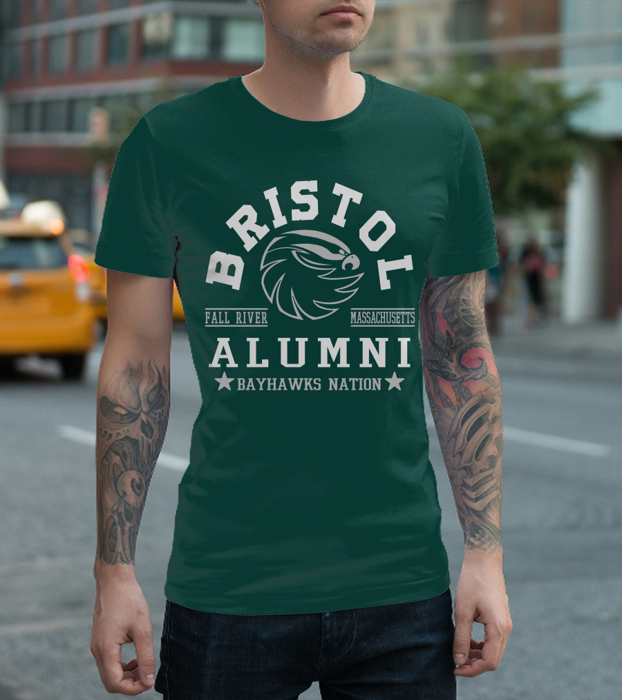 Bristol Alumni Bayhawks Nation Fall River Massachusetts T-Shirt