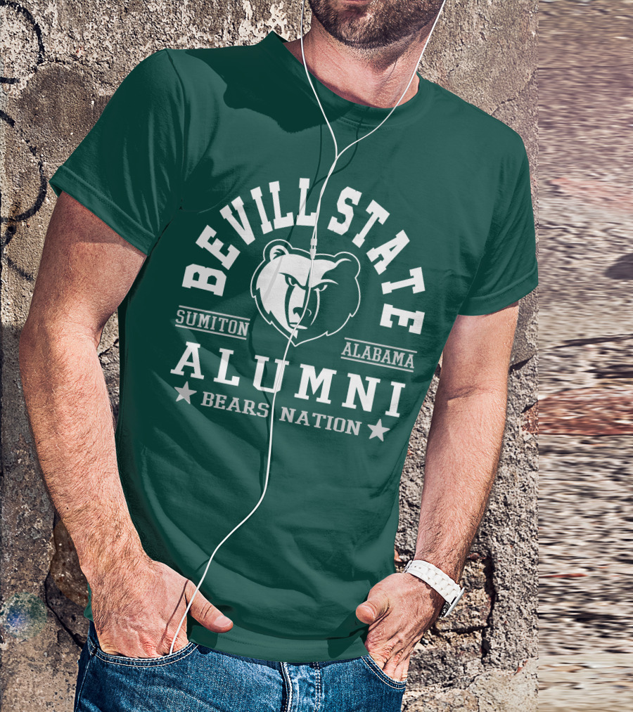 Bevill State College Alumni Bears Nation Sumiton Alabama T-Shirt