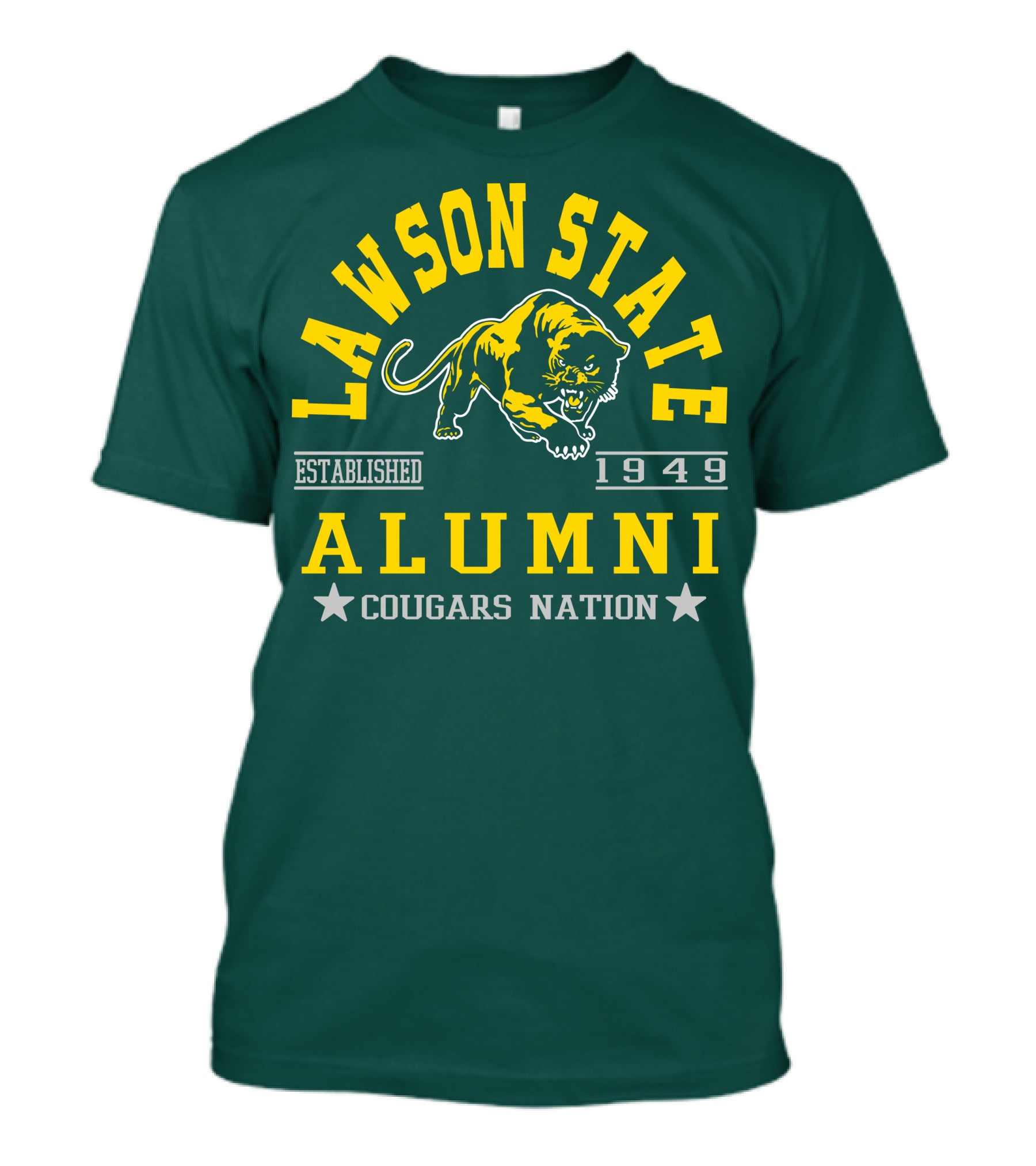 Lawson State Alumni Cougars Nation Established 1949 T-Shirt