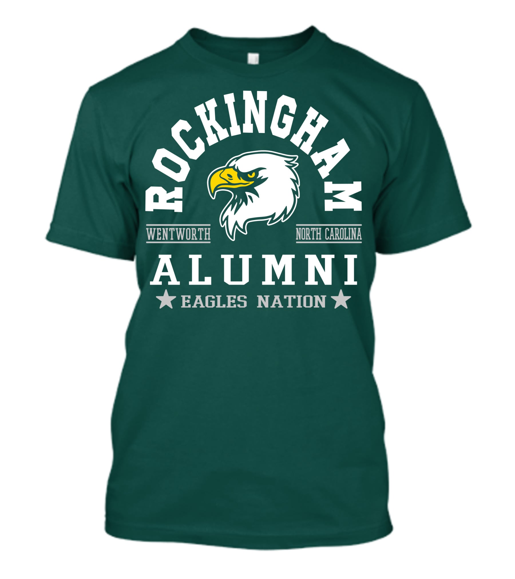 Rockingham Wentworth North Carolina Alumni Eagles Nation T-Shirt