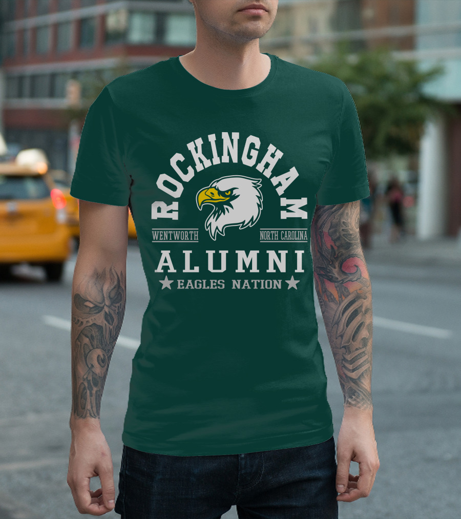 Rockingham Wentworth North Carolina Alumni Eagles Nation T-Shirt