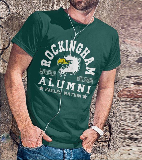 Rockingham Wentworth North Carolina Alumni Eagles Nation T-Shirt