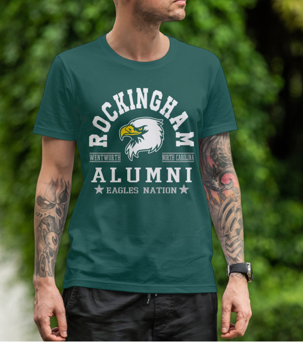 Rockingham Wentworth North Carolina Alumni Eagles Nation T-Shirt