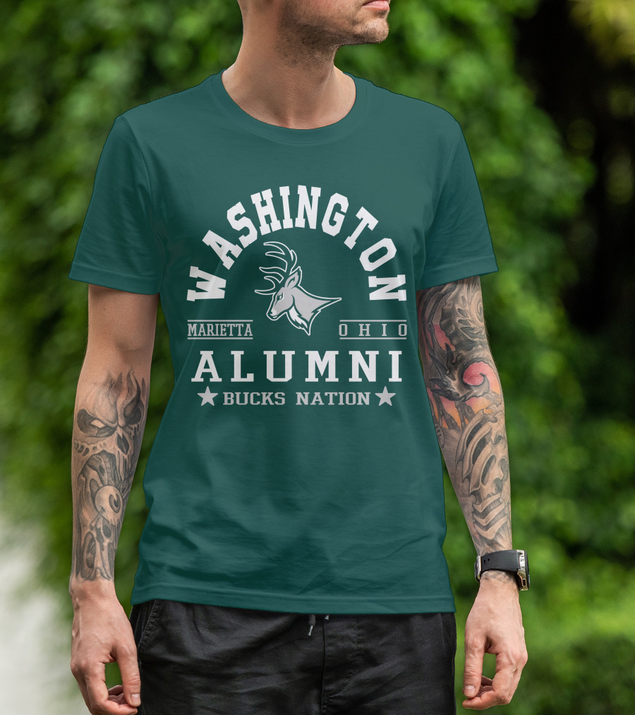 Washington Alumni Marietta Ohio Bucks Nation T-Shirt