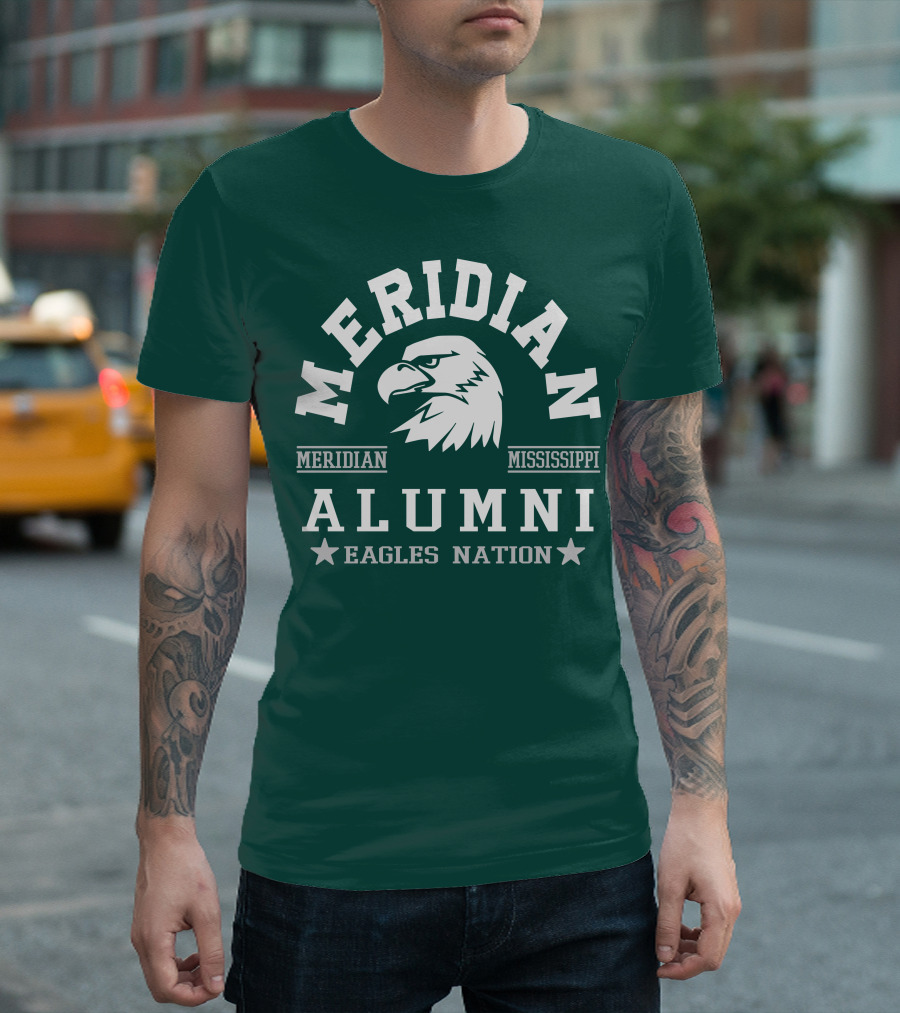 Meridian Mississippi Alumni Eagles Nation T-Shirt