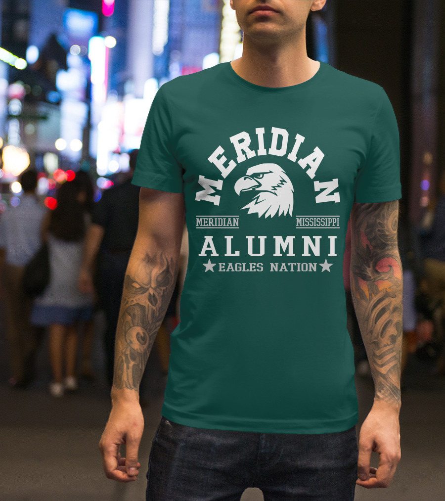 Meridian Mississippi Alumni Eagles Nation T-Shirt