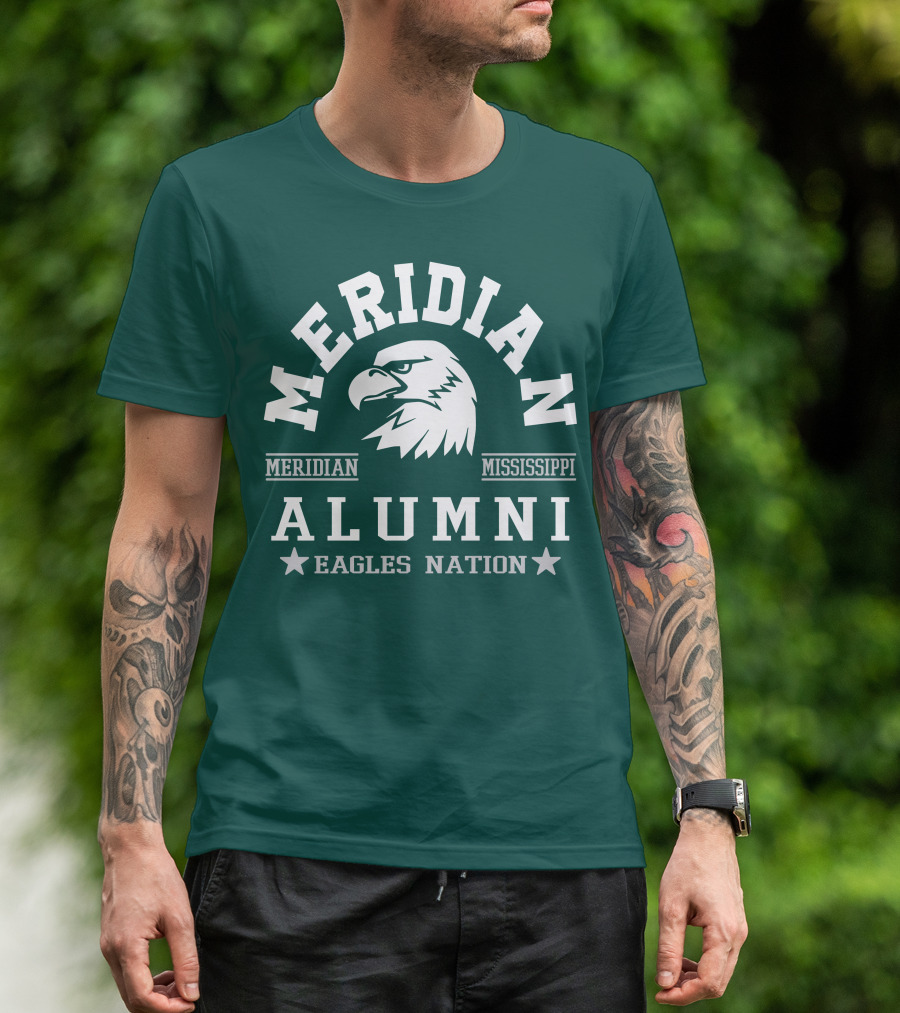 Meridian Mississippi Alumni Eagles Nation T-Shirt