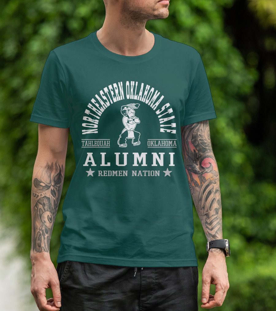 Northeastern Oklahoma State Alumni Tahlequah Oklahoma Redmen Nation T-Shirt