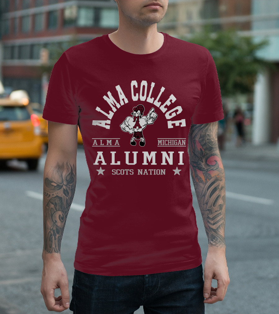 Alma College Michigan Alumni Scots Nation T-Shirt
