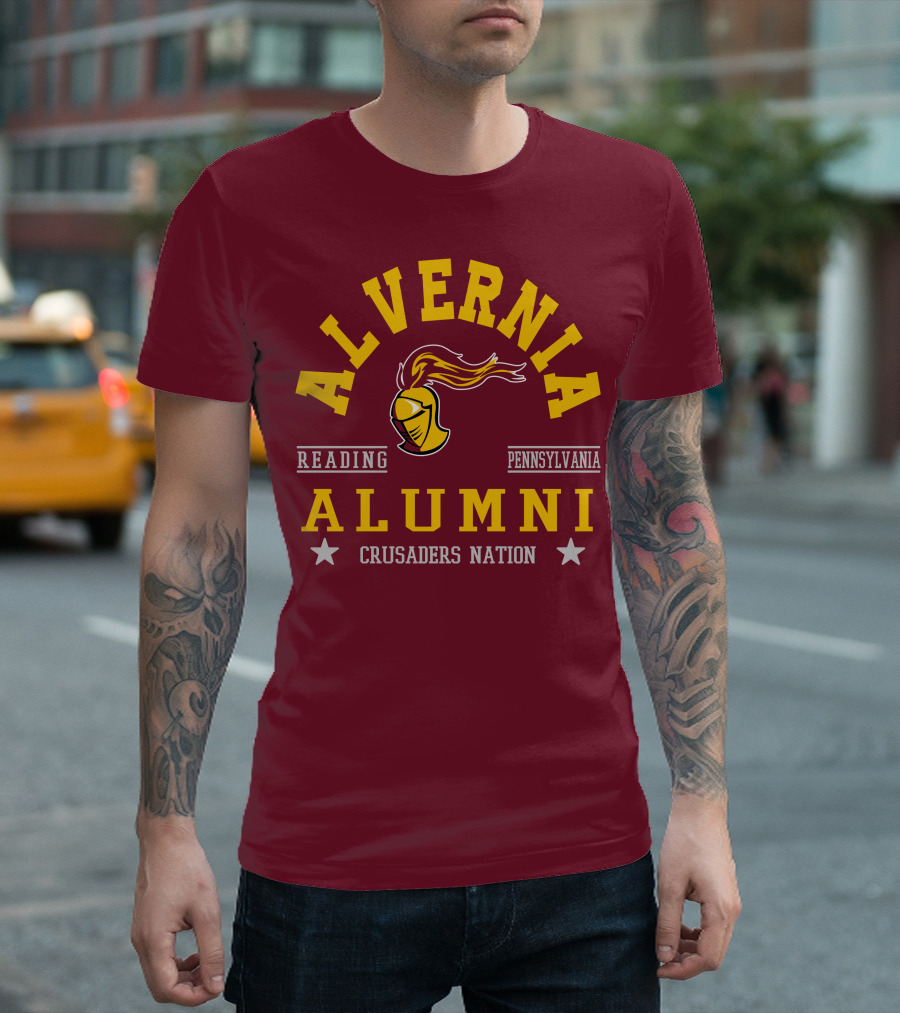 Alvernia Alumni Reading Pennsylvania Crusaders Nation T-Shirt