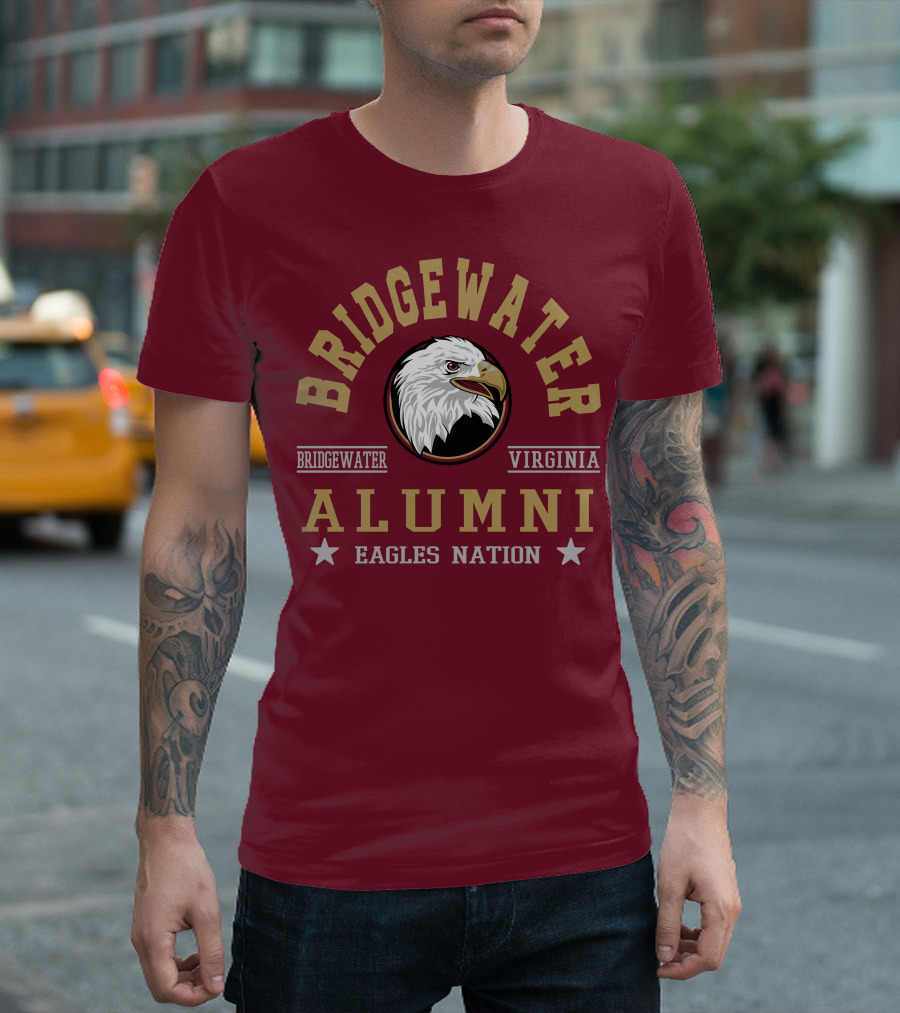 Bridgewater Virginia Alumni Eagles Nation T-Shirt