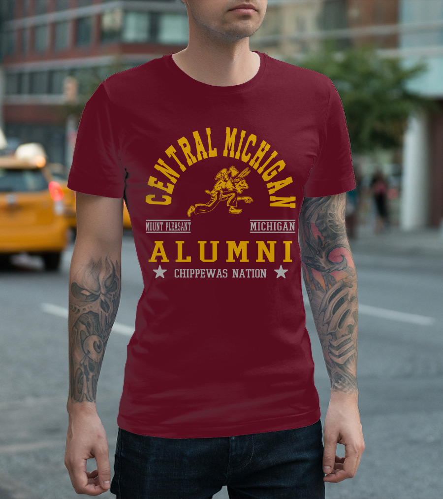 Central Michigan Alumni Mount Pleasant Chippewas Nation T-Shirt