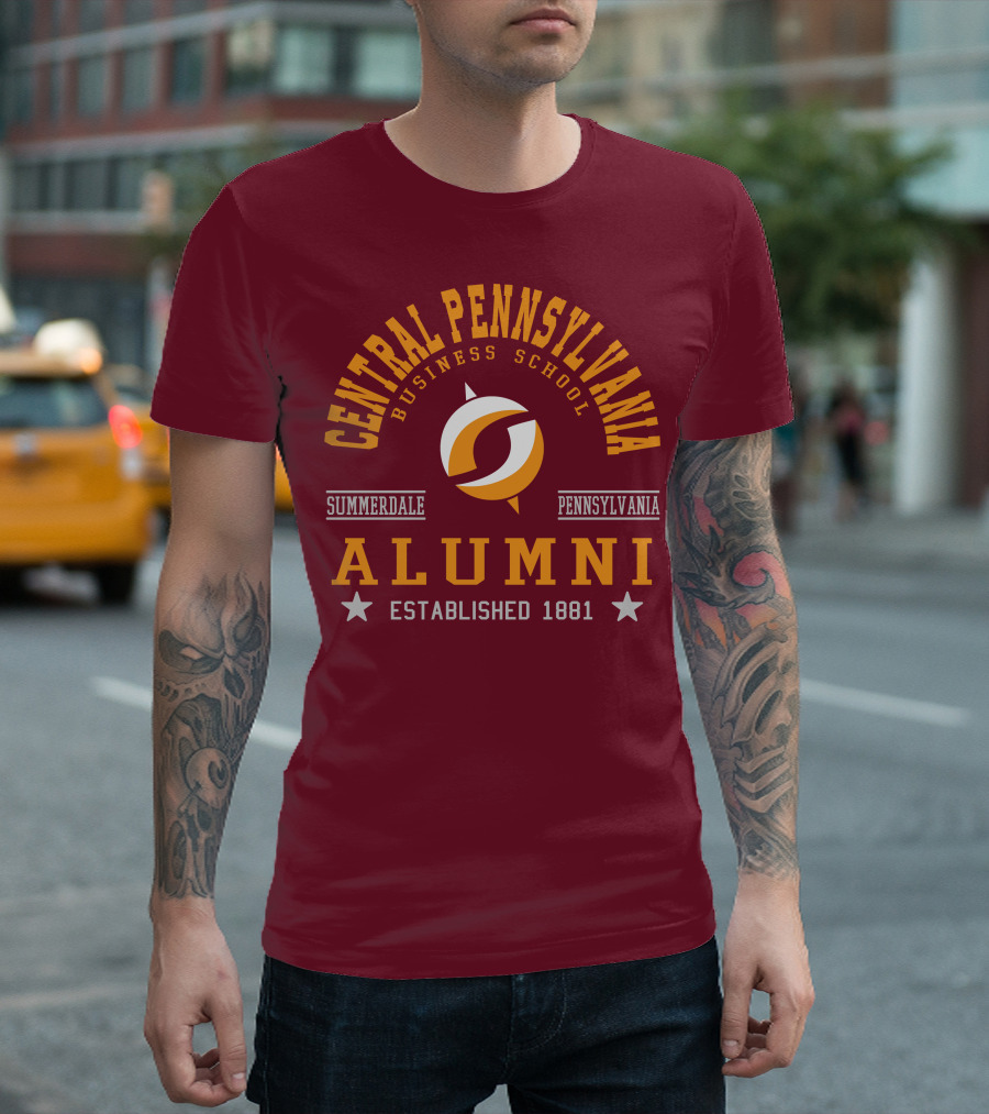 Central Pennsylvania Business School Alumni Summerdale Pennsylvania Established 1881 T-Shirt