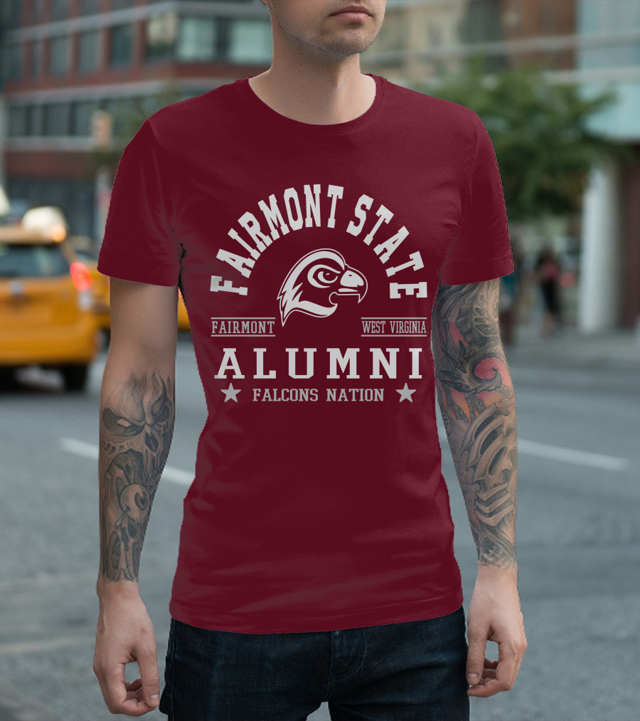 Fairmont State Alumni Falcons Nation West Virginia T-Shirt