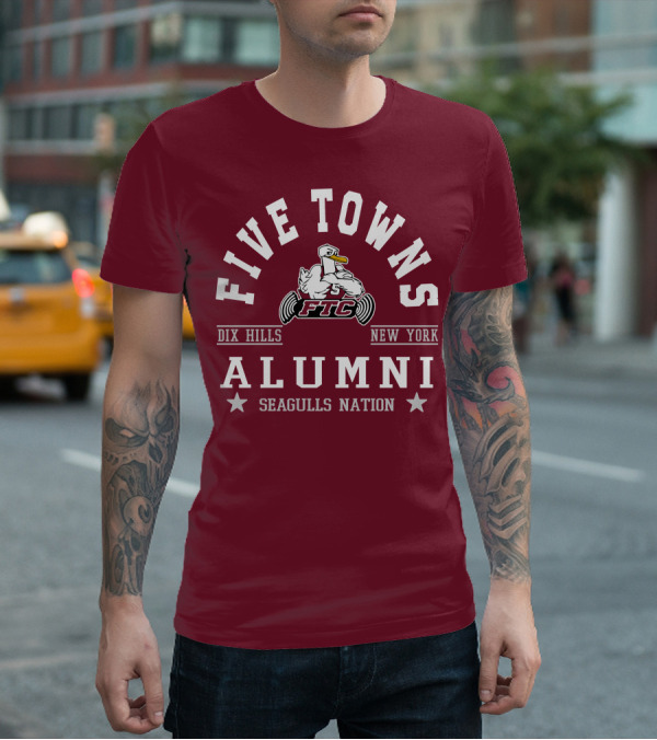 Five Towns College FTC Dix Hills New York Alumni Seagulls Nation T-Shirt