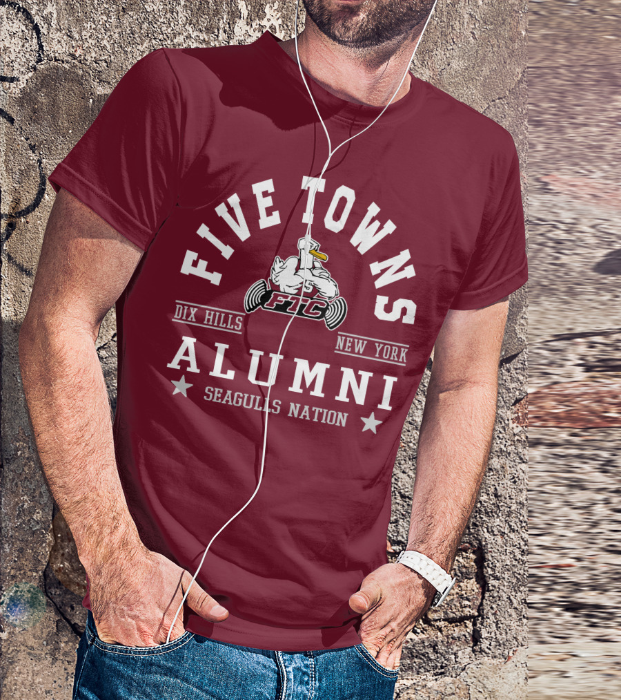 Five Towns College FTC Dix Hills New York Alumni Seagulls Nation T-Shirt