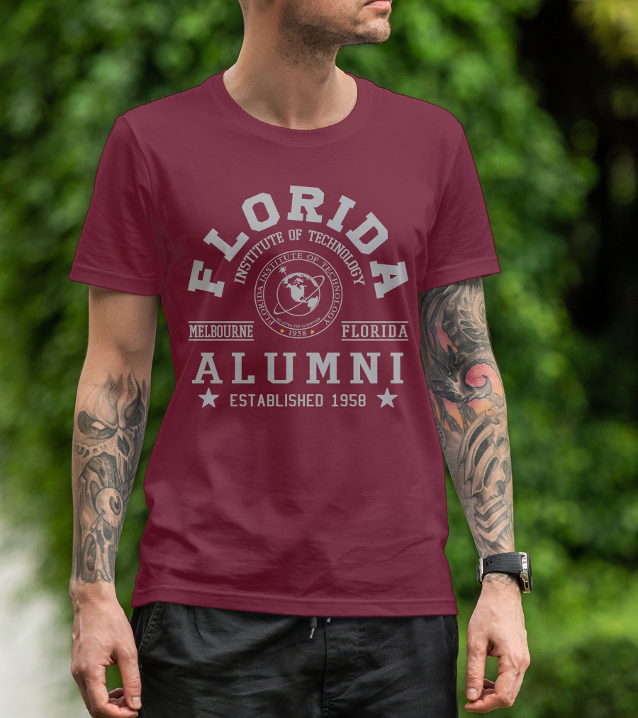 Florida Institute Of Technology Alumni Established 1958 Melbourne Florida T-Shirt