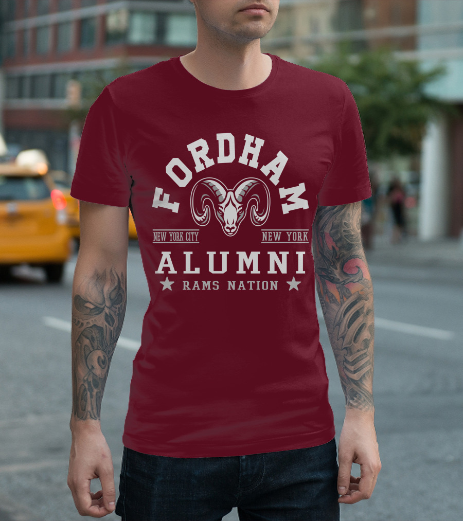 Fordham Alumni New York City Rams Nation T-Shirt
