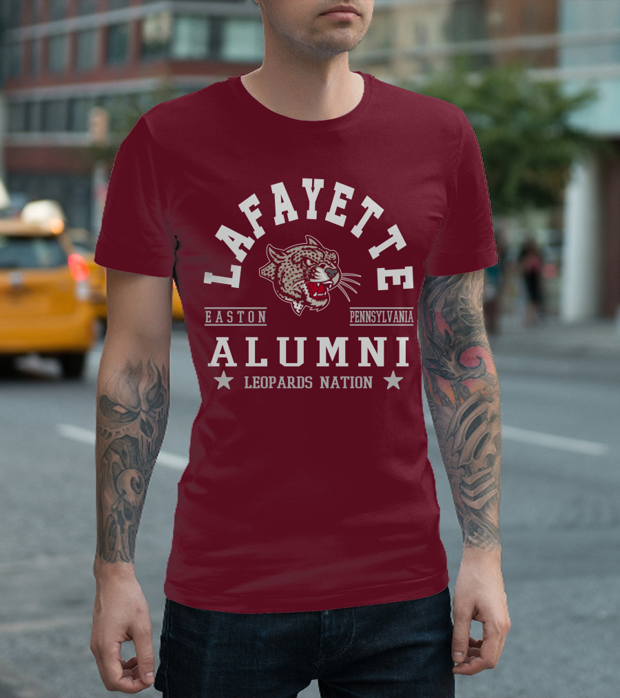 Lafayette College Alumni Leopards Nation Easton Pennsylvania T-Shirt