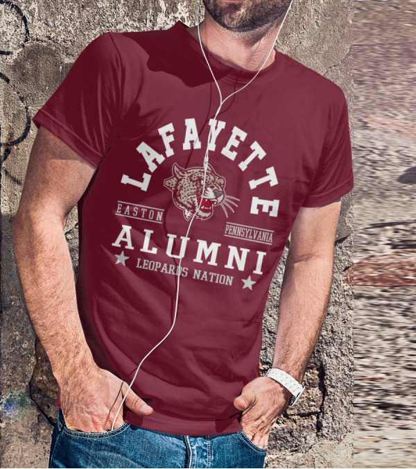 Lafayette College Alumni Leopards Nation Easton Pennsylvania T-Shirt