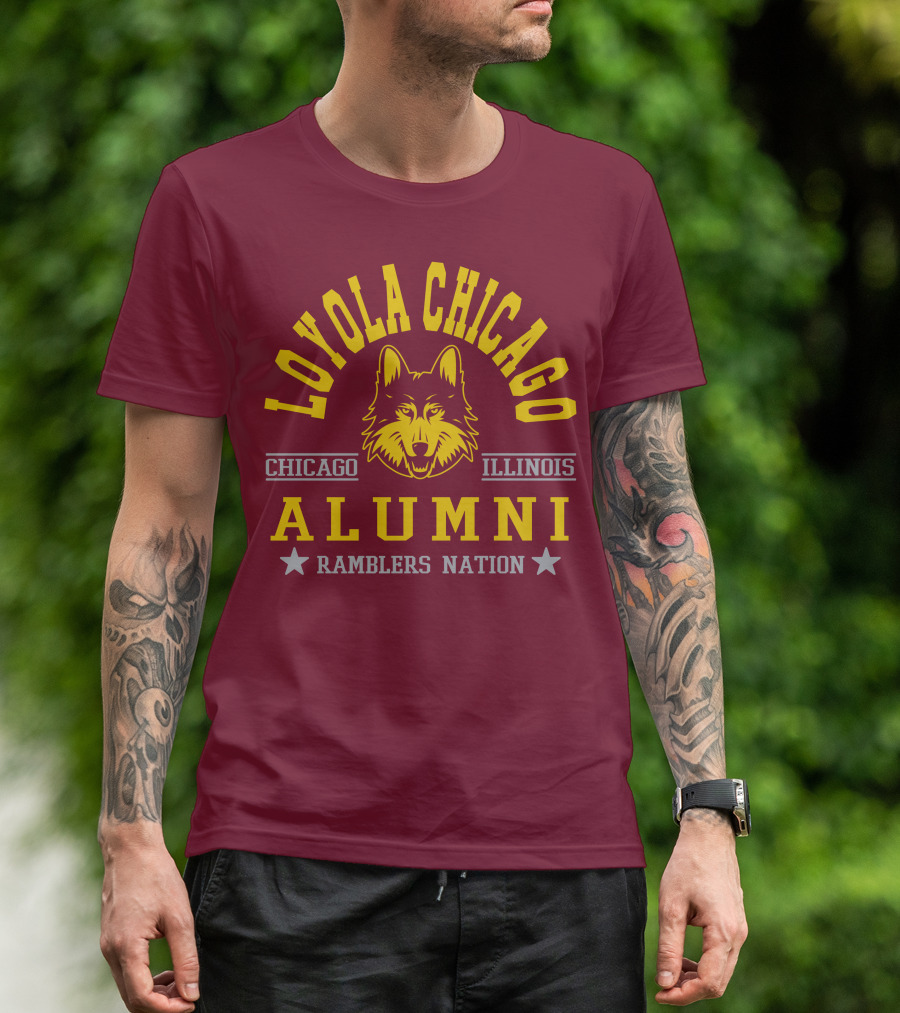Loyola Chicago Illinois Alumni Ramblers Nation T-Shirt
