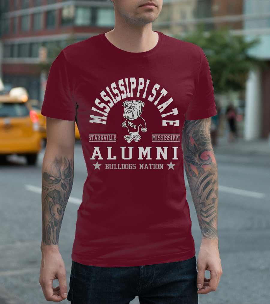 Mississippi State University Alumni Bulldogs Nation Starkville Mississippi T-Shirt