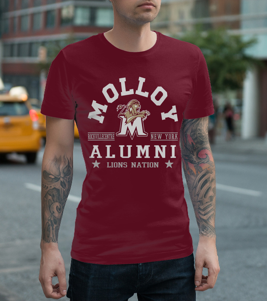 Molloy College Rockville Centre New York Alumni Lions Nation T-Shirt