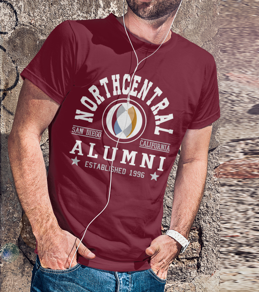 Northcentral Alumni San Diego California Established 1996 T-Shirt