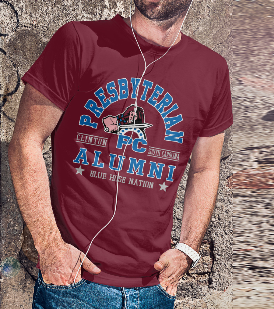 Presbyterian College PC Blue Hose Clinton South Carolina Alumni Nation T-Shirt