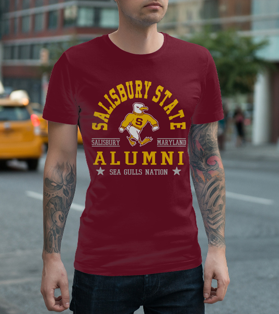 Salisbury State Maryland Alumni Sea Gulls Nation T-Shirt