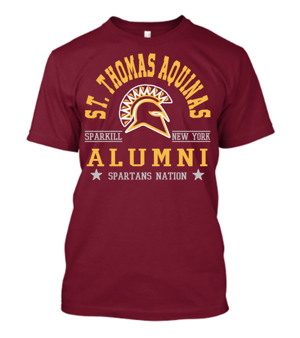 St Thomas Aquinas Sparkill New York Spartans Nation Alumni T-Shirt