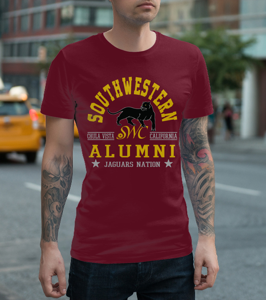 Southwestern Alumni Chula Vista California Jaguars Nation SWC T-Shirt