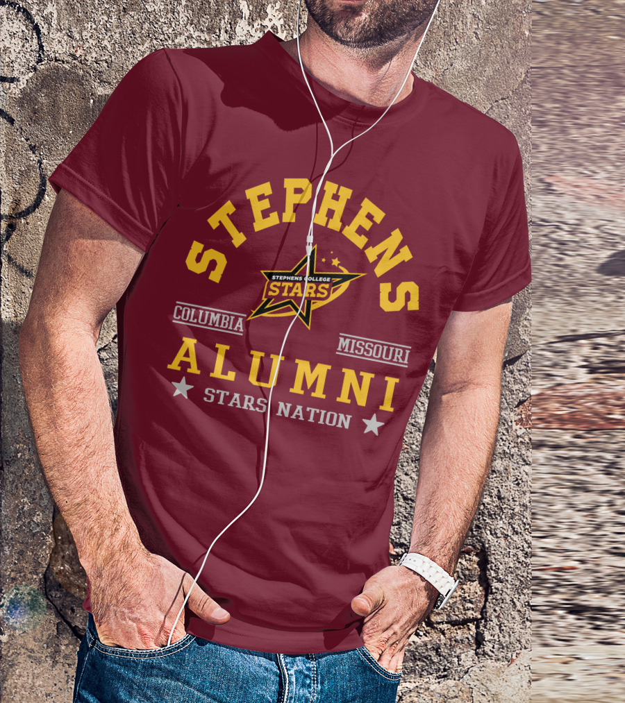 Stephens College Stars Alumni Columbia Missouri Stars Nation T-Shirt