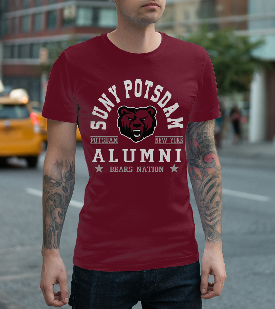 SUNY Potsdam Alumni Bears Nation New York T-Shirt