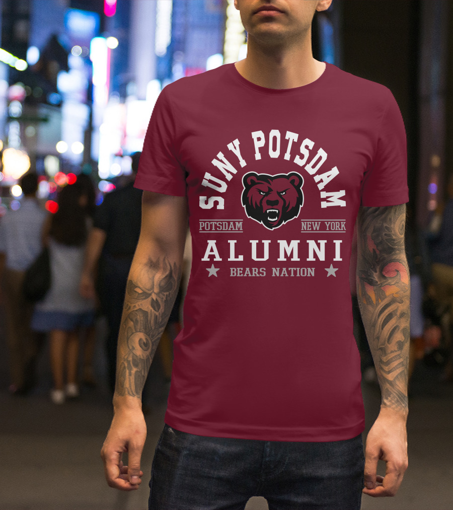 SUNY Potsdam Alumni Bears Nation New York T-Shirt