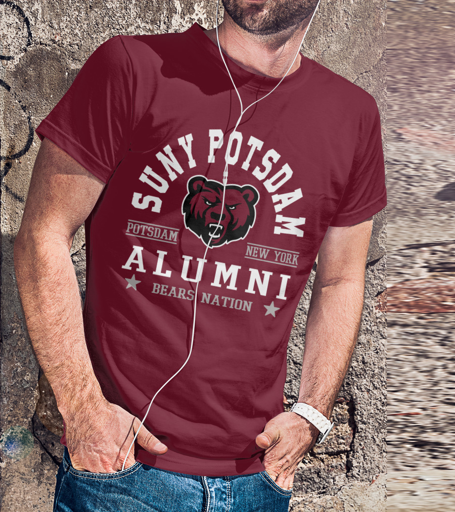 SUNY Potsdam Alumni Bears Nation New York T-Shirt