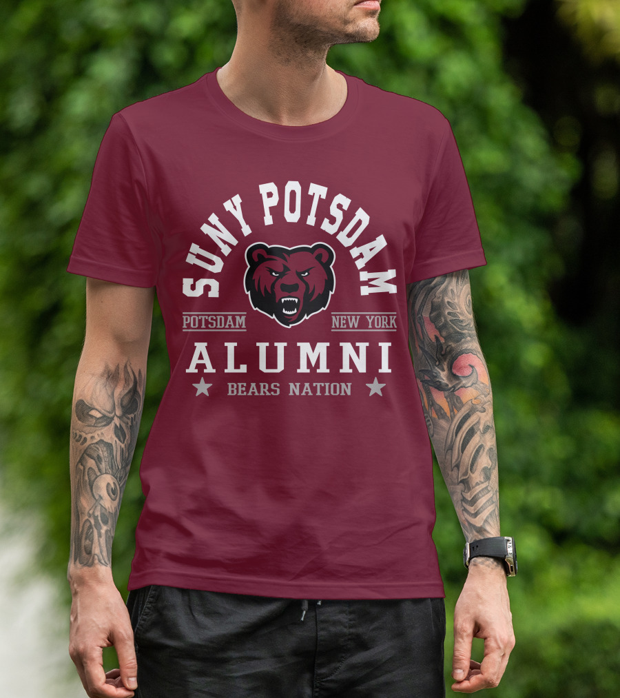 SUNY Potsdam Alumni Bears Nation New York T-Shirt